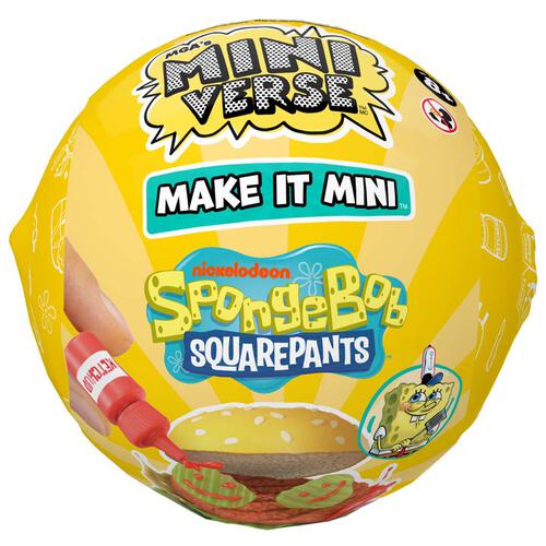 Mga's Miniverse 迷你小宇宙 海绵寶寶 - 隨機發貨