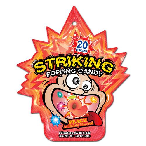 Striking Popping Candy - Peach Flavor