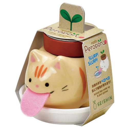 Seishin Peropon 貓貓吸水盆栽 - 薄荷