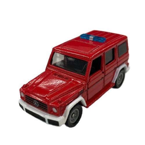 Tomica Diecast No. 63 Mercedes-Benz G-Class Fire Command Vehicle