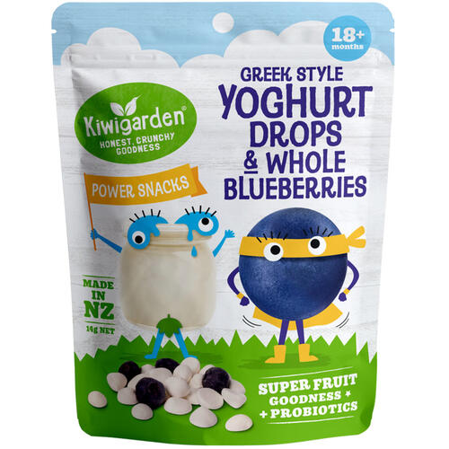 Kiwigarden Greek Style Yoghurt Drops & Whole Blueberries