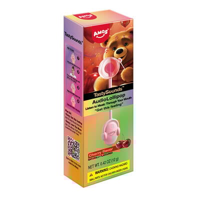 Amos阿麥斯 骨傳導音樂棒棒糖 (車厘子味)