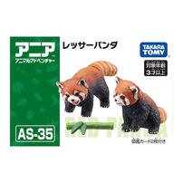Takara Tomy Ania Animal AS-35 Red Panda With Bamb