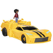 Transformers EarthSpark Spin Changer Bumblebee and Mo Malto