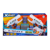 X-Shot Reflex 6 Double Pack(16Darts)