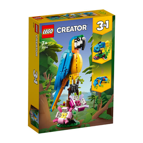 firkant tempereret bremse LEGO Creator 3 in 1 Exotic Parrot 31136 | Toys"R"Us Hong Kong Official  Website