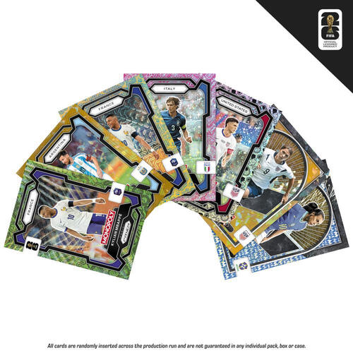 Monopoly大富翁 Panini Prizm FIFA世界盃球星卡補充包 (原盒6包)