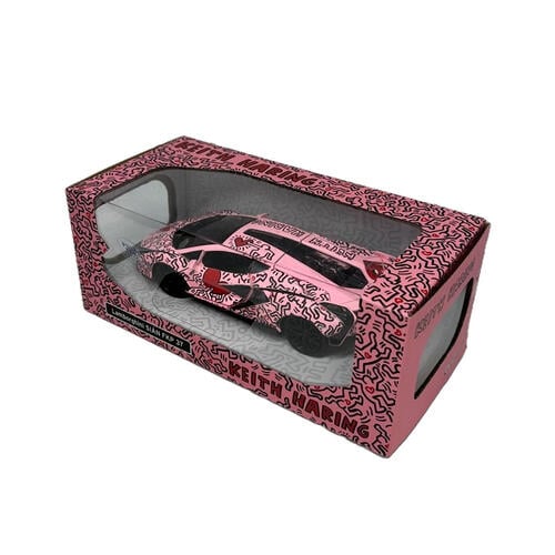RMZ 1:32 Lamborghini Sian X Keith Haring - Pink (The Love Heart)