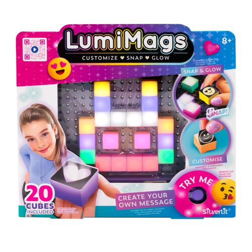 SilverLit銀輝 Lumimags 夢幻磁吸發光拼砌板 白色