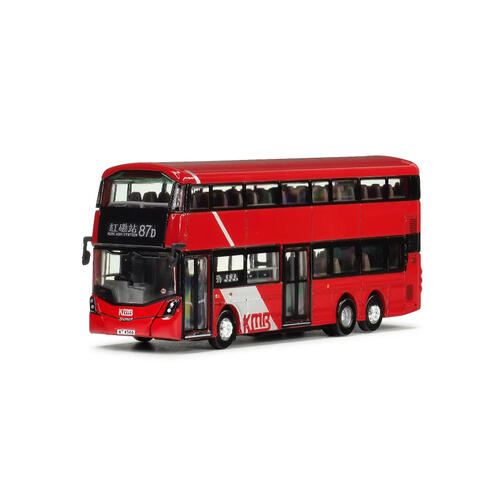 KMB九巴 1:120模型 - 富豪B8L前衛雙子星三型歐盟第六代環保巴士十二米 (路線87D)