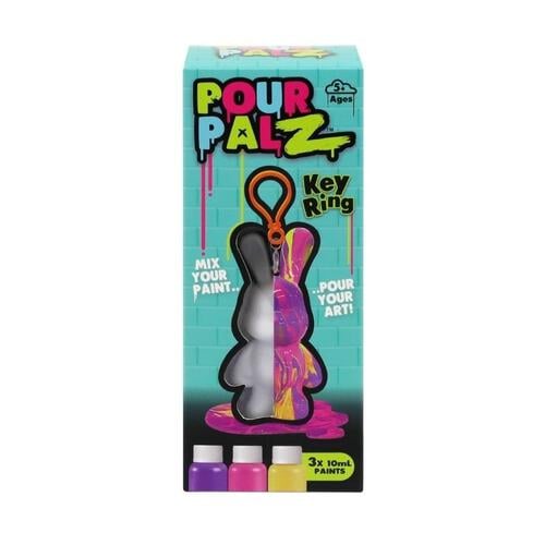 Pour PalZ 迷你彩繪兔兔匙扣  - 隨機發貨 (單件裝)