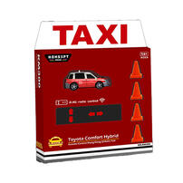 Konsept Mini 1:72 Rc Mini Toyota Comfort Hybrid Taxi (Red)