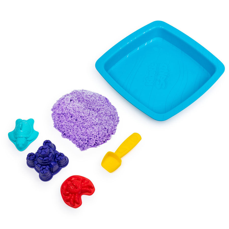 kinetic sand in a box