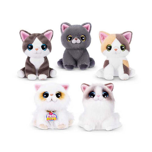 Pets Alive 痴迷小貓互動毛絨玩具系列 第2彈 - 隨機發貨