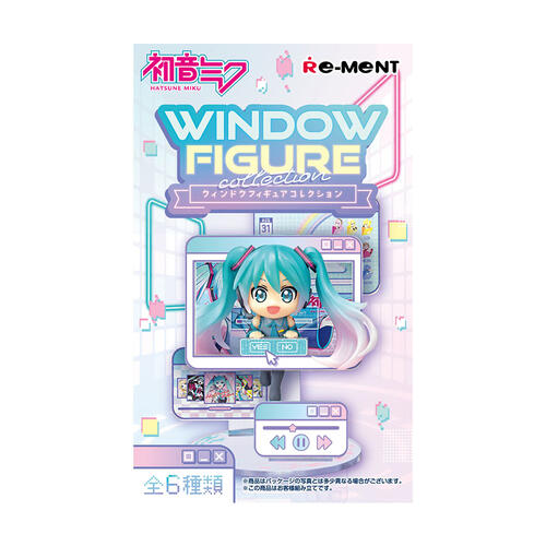 Re-ment 初音未來Miku Miku視窗擺設系列全套6件裝 (原盒出售)