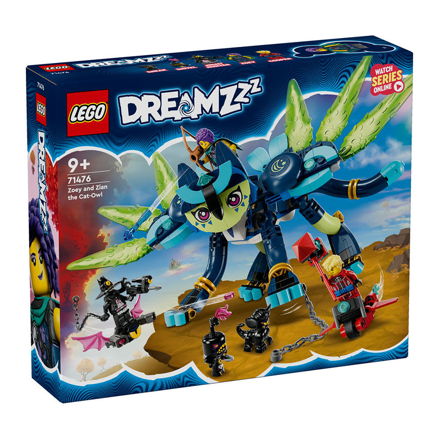 LEGO DREAMZzz 佐伊和貓咪貓頭鷹錫安71476 | 香港玩具“反”斗城官方網站| Toys