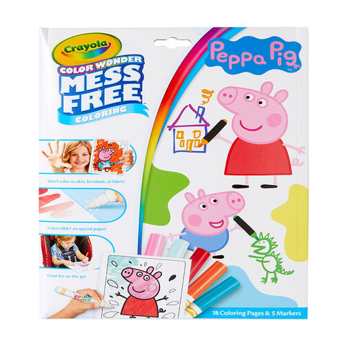 Crayola Peppa Pig Color Wonder Mess Free Coloring Book