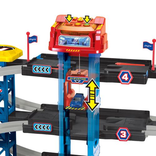 playpop Super City Garage with Electronic Elevator