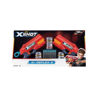X-Shot X特攻 Reflex 6 標射擊槍孖裝