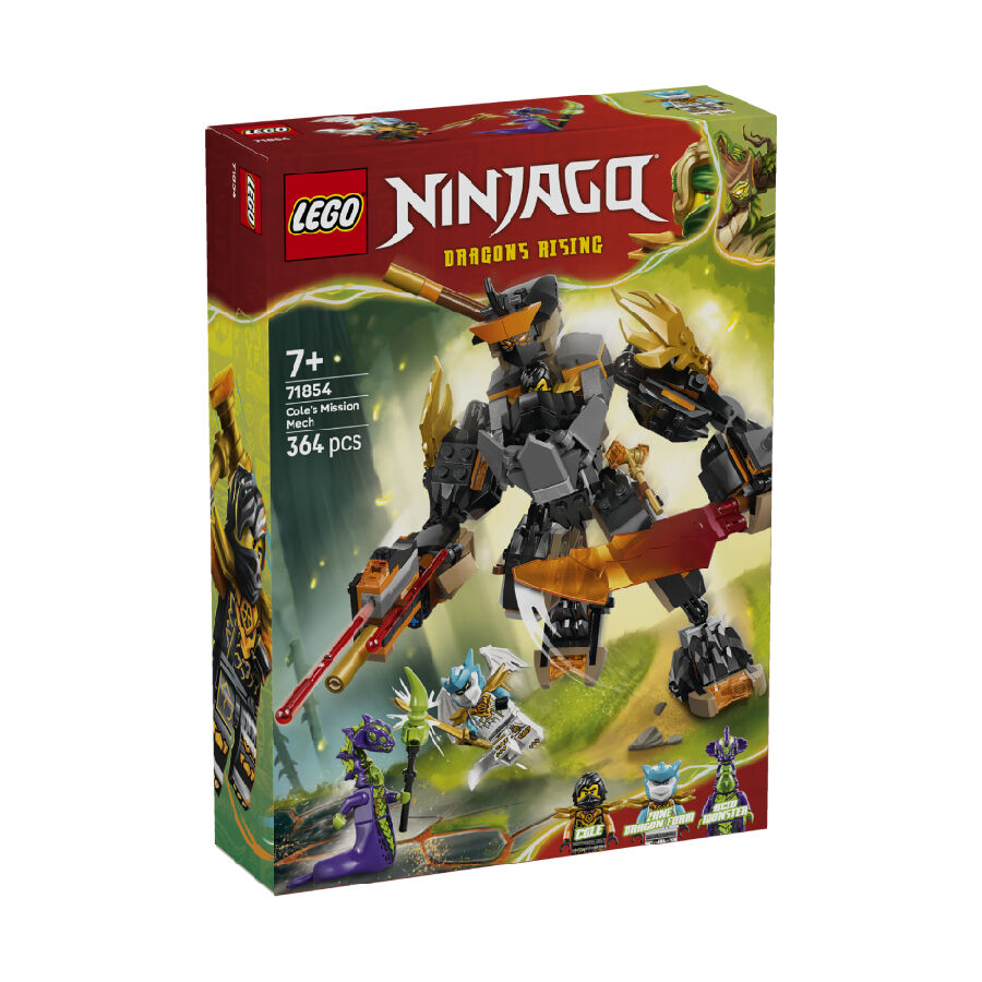 LEGO樂高幻影忍者系列阿剛的任務機械人和龍形冰忍71854 | 香港玩具“反