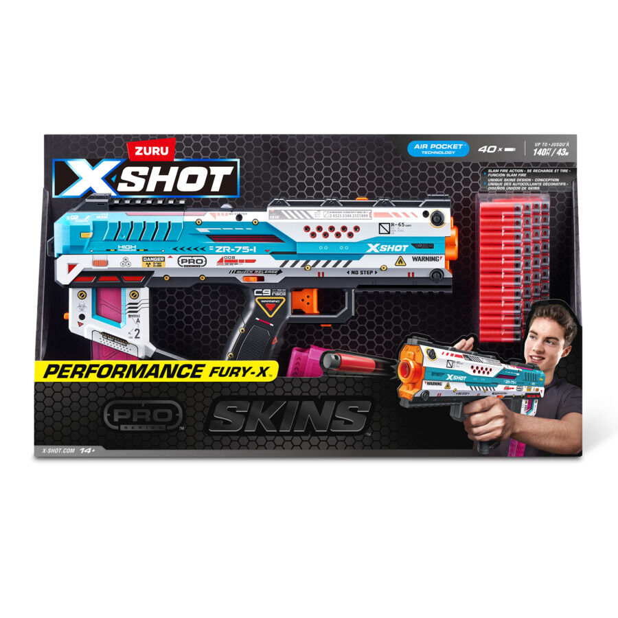 X-Shot X特攻Pro系列狂怒X發射槍(40粒子彈) | 香港玩具“反”斗城| Toys