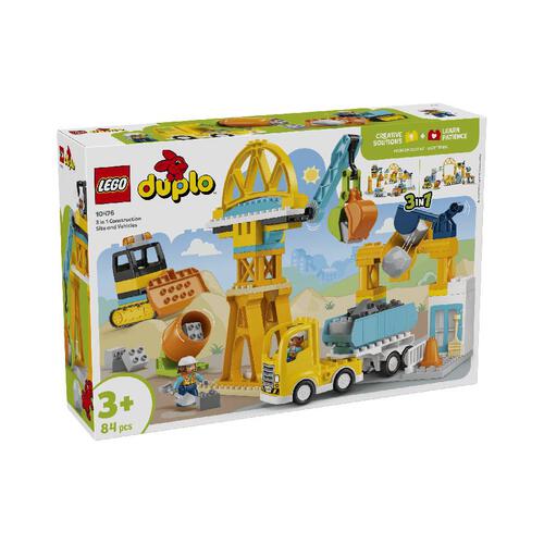 LEGO樂高得寶系列 3 合 1 工地和車輛 10476