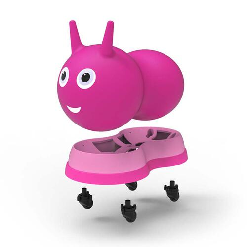 Micro Mobility 二合一彈彈球滑行車 - 粉紅色