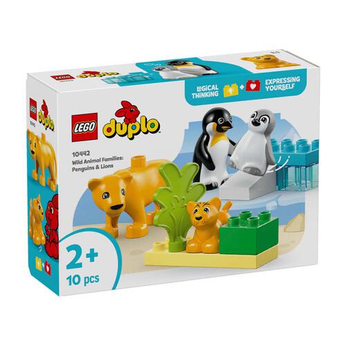 LEGO樂高得寶系列 野生動物：企鵝和獅子 10442