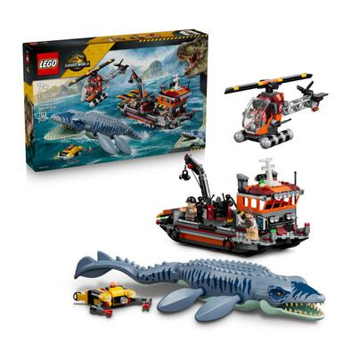 LEGO樂高侏羅紀世界系列 滄龍的船隻攻擊