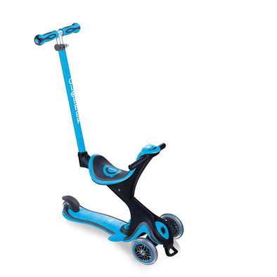 Globber高樂寶 Go•Up Comfort Play 多功能三輪滑板車 (天藍色)