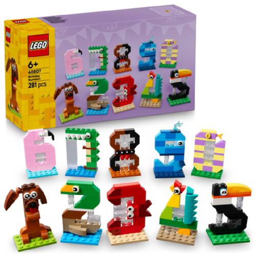 LEGO 生日數字 40807
