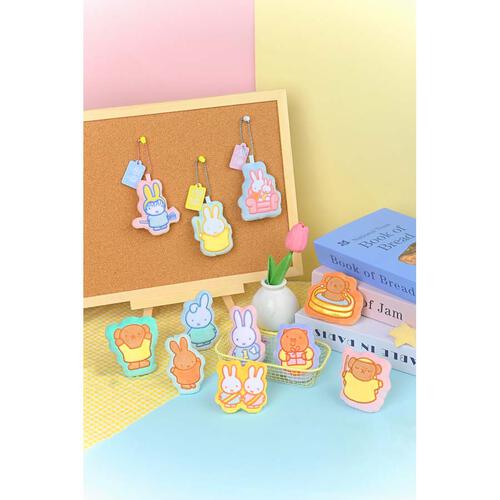 Miffy米菲 磁吸毛絨掛件第二彈(馬卡龍系列) - 盲盒 (單件裝)