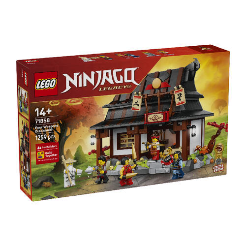 LEGO Ninjago Four Weapons Blacksmith 15th Anniversary 71858