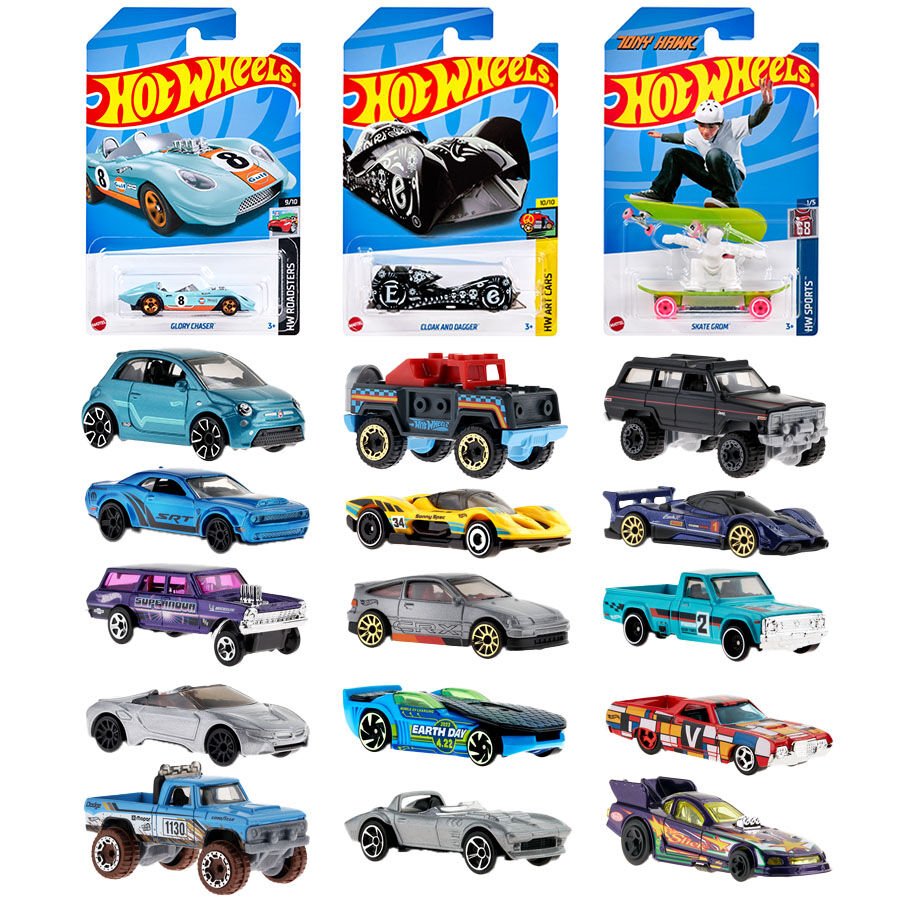Hot Wheels Basic Single Car Assorted Toys