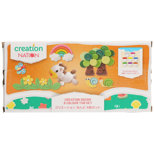 Creation Nation 8 色盒裝創意泥膠