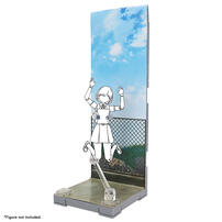 playpop x Fext Hobby 1:12 Figure Display Stand With Back Drop