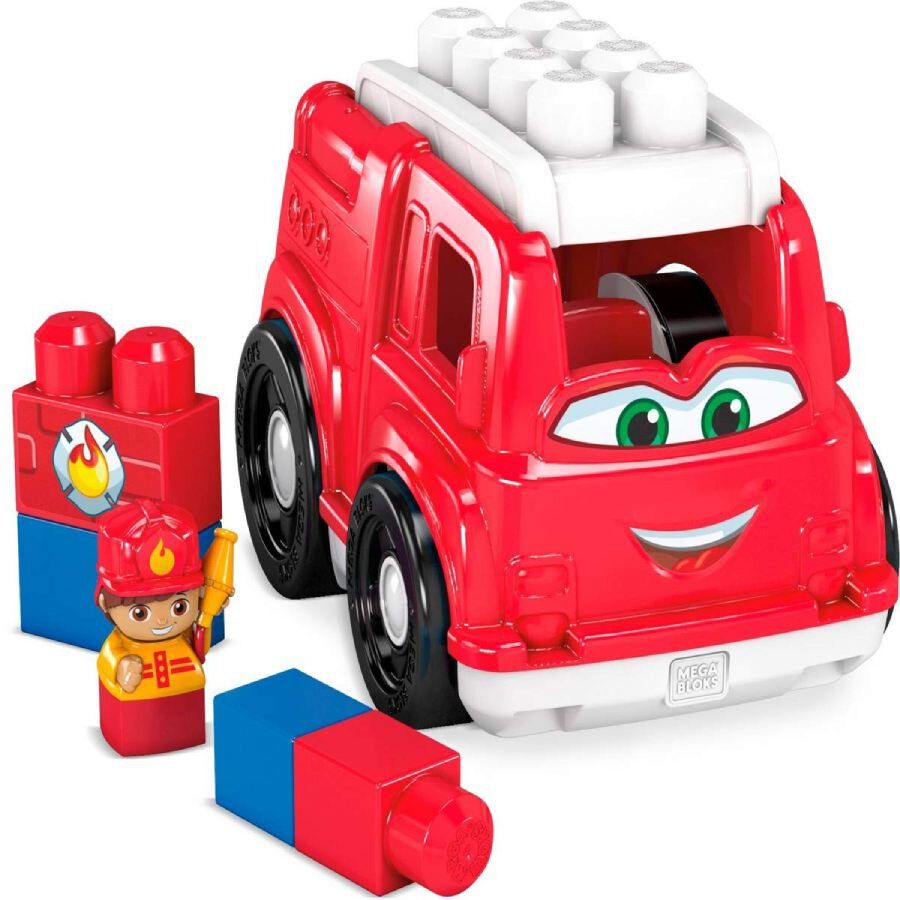 Mega Bloks美高積木first Builders系列消防車積木| 香港玩具“反”斗城