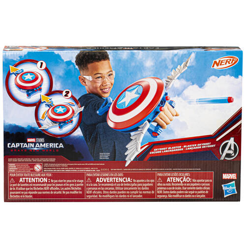 Marvel Studios Captain America Brave New World NERF Skyshot Blaster