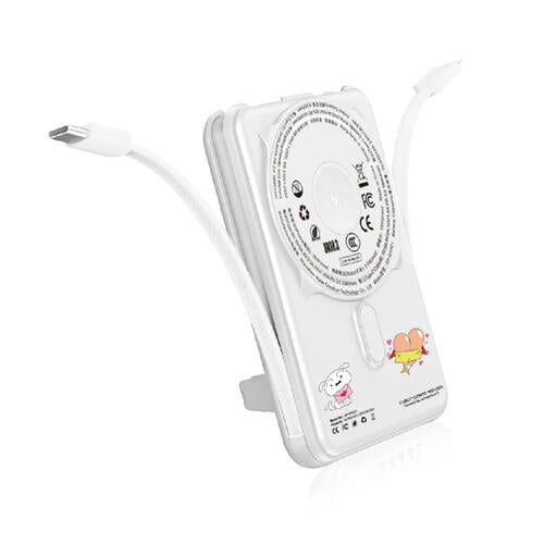 (特別訂購)XPower x 蠟筆小新 M10C+ 6合1 10000mAh多功能迷你20W PD3.0+ 磁吸無線快充移動電源 SC1 (白色)