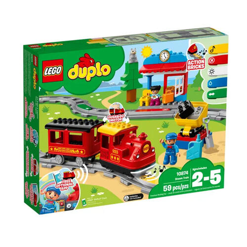 LEGO樂高得寶系列 蒸汽火車10874