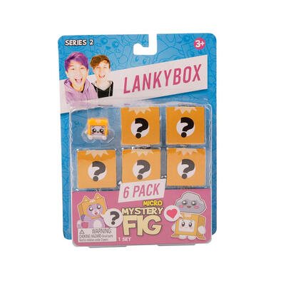Lanky Box Micro Mystery Figures 6 Pack - Assorted