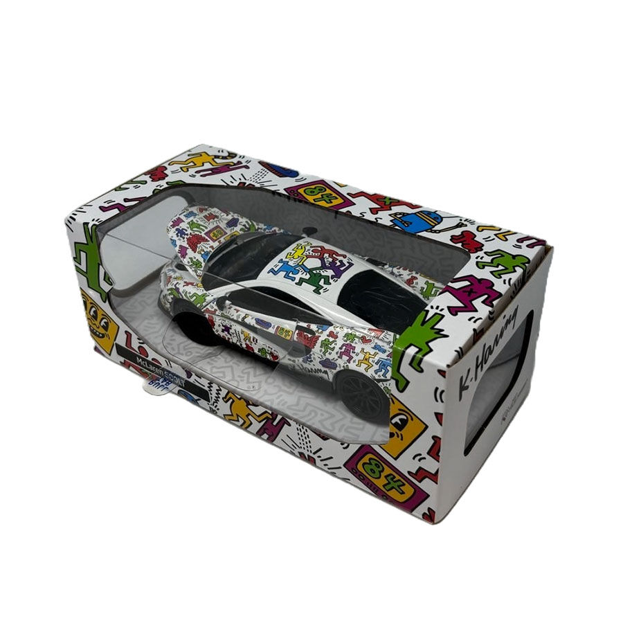 RMZ 合金模型車1:32 Mclaren 600Lt Keith Haring 聯名白色| 香港玩具