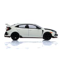 GreenLight 2018 - Honda Civic Type R (FK8) with Custom Wheels and Carbon Hood - Championship White - Tokyo Torque