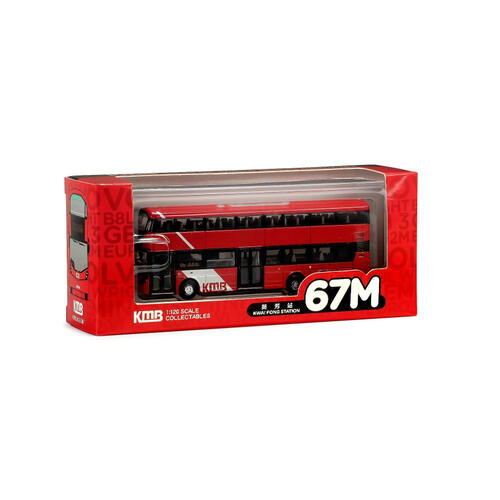KMB九巴 1:120模型 - 富豪B8L前衛雙子星三型歐盟第六代環保巴士十二米 (路線67M)