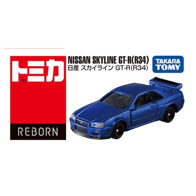 Tomica多美車仔 Reborn 日產 Skyline GT-R (R-34) 藍色