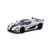  Tarmac Works 車仔 1/64 Koenigsegg Agera RS Moon Silver / Black - GLOBAL64