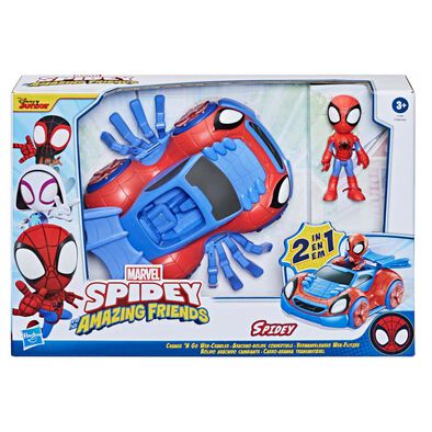 Marvel Spidey And His Amazing Friends Change'N Go Web-Crawler And Spidey