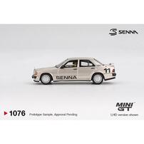 Mini GT 車仔 Mercedes-Benz 190 E 2.3-16 #11 1984年紐伯林大師賽 (Ayrton Senna) 連人偶