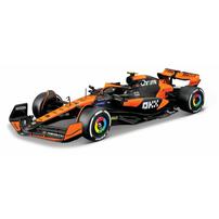 Bburago 1:24 Mclaren Mcl38 with Driver Figure #4/#81  - Assorted (1 Pc)