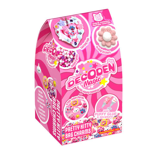 Decoden Magic Mini: Pretty Kitty Bag Charms DIY Kit